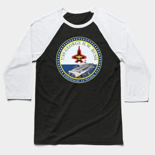 USS George H.W. Bush (CVN-77) wo Txt Baseball T-Shirt